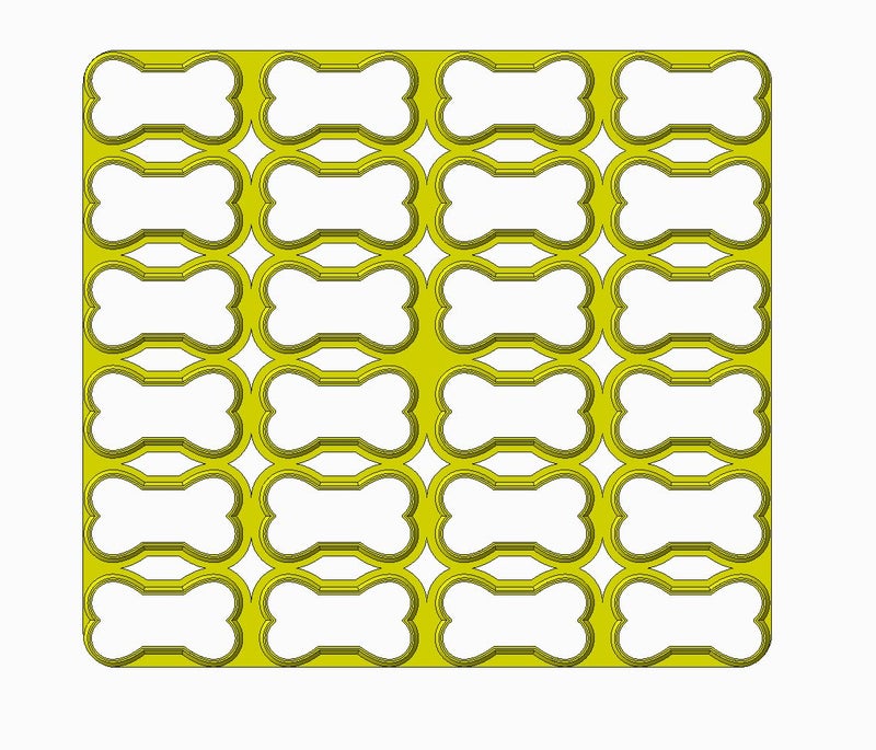 Cookie Cutz Dog Bone Multicutter (1.5" x 24 bones) - Image 1